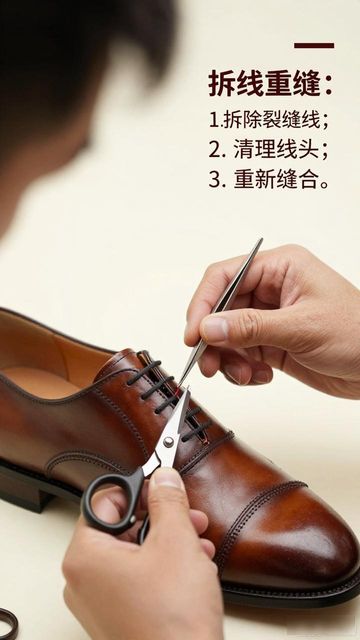 翻新鞋底修复换线开裂怎么办_菲拉格慕鞋修复翻新换底脱胶开线_翻新鞋底修复换线开裂