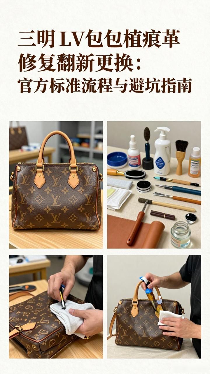 LV包包植鞣革修复翻新更换_皮包翻新修复_包包真皮翻新